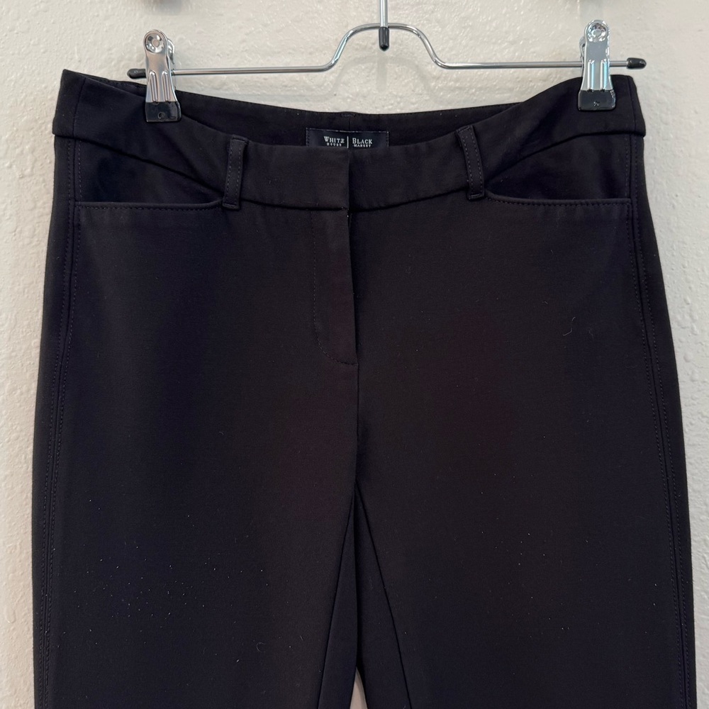 SET OF 4! White House Black Market Black Slim Ankle Dress Pants - 0 R